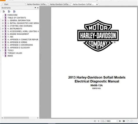 harley softail electrical diagnostics manual Doc