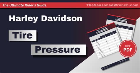 harley tire pressure guide Kindle Editon