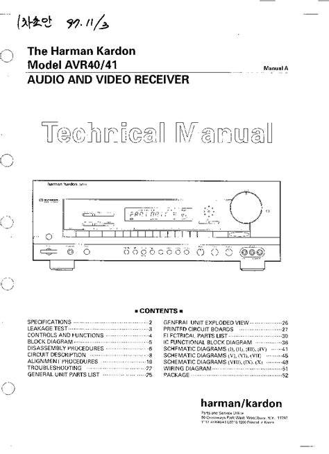 harman kardon avr 40 manual Epub