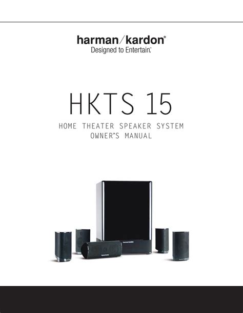 harman kardon hkts 15 home theater systems owners manual Kindle Editon