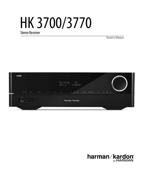 harman kardon ss8 speakers owners manual Kindle Editon