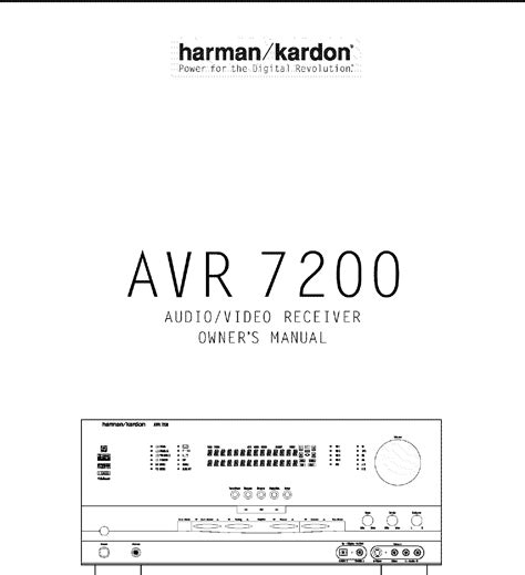harmon kardon receiver manual Reader