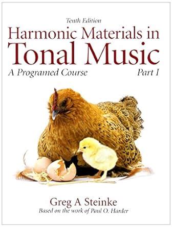 harmonic materials in tonal music a programmed course part 1 with audio cd 10th edition PDF