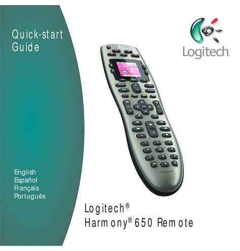 harmony 650 remote manual Epub