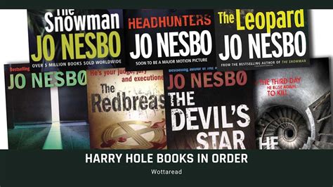 harry hole books in order