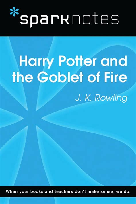 harry potter adn the gobelt of fire sparknotes