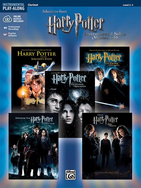 harry potter instrumental solos movies 1 5 clarinet book and cd pop instrumental solo series Doc