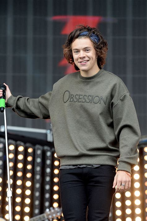 harry styles in a sweatshirt