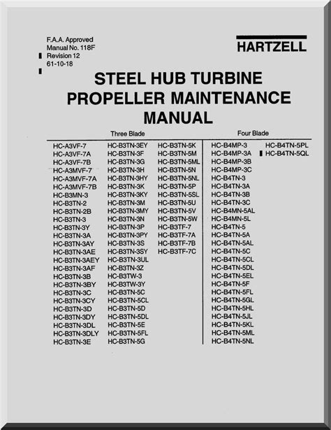 hartzell propeller manual 118f Epub