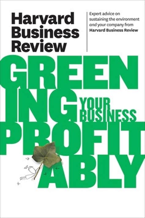 harvard business review on greening your business profitably Kindle Editon