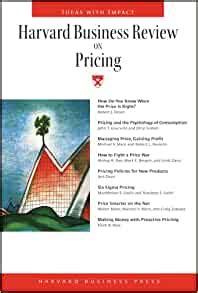 harvard business review on pricing harvard business review paperback Doc