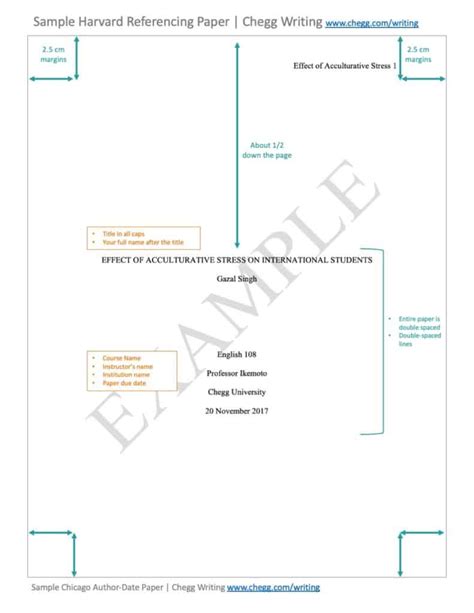 harvard citation sample paper Kindle Editon