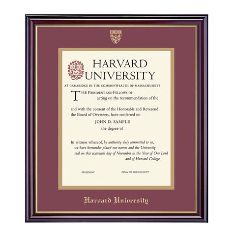 harvard law diploma