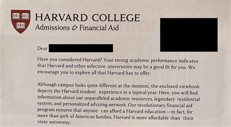 harvard likely letter