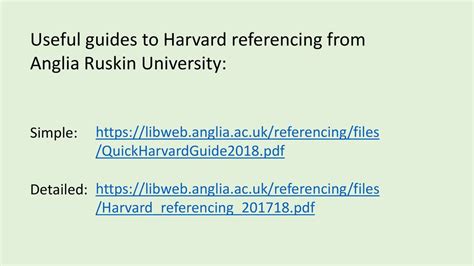 harvard reference system ruskin anglia university Epub