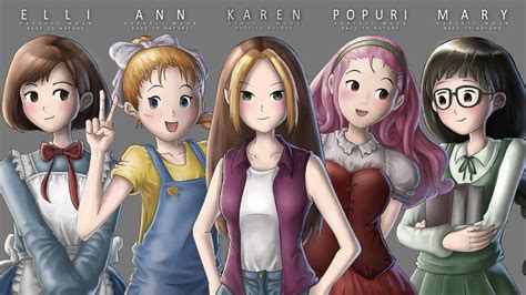 harvest moon girls