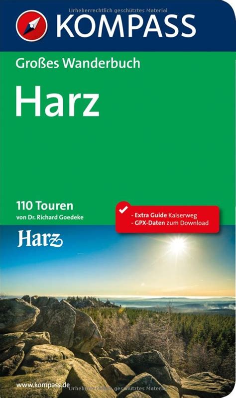 harz groes wanderbuch mit extra tourenguide zum herausnehmen Reader