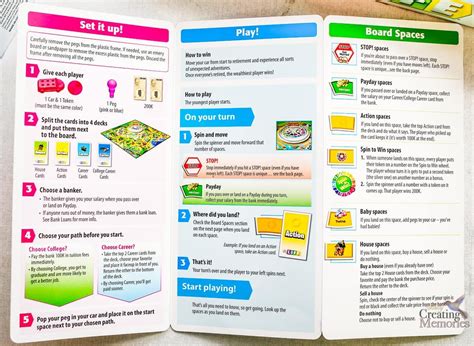 hasbro the game of life instruction manual Kindle Editon