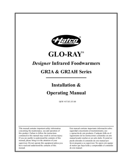 hatco gr2a 30 owners manual Reader