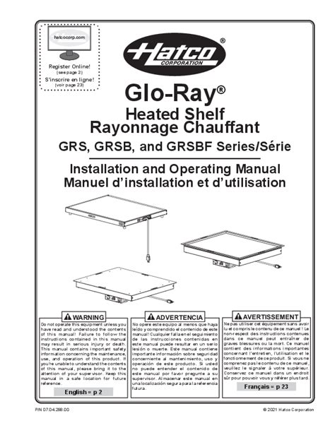 hatco grs 72 owners manual Doc