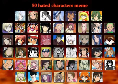 hated anime characters