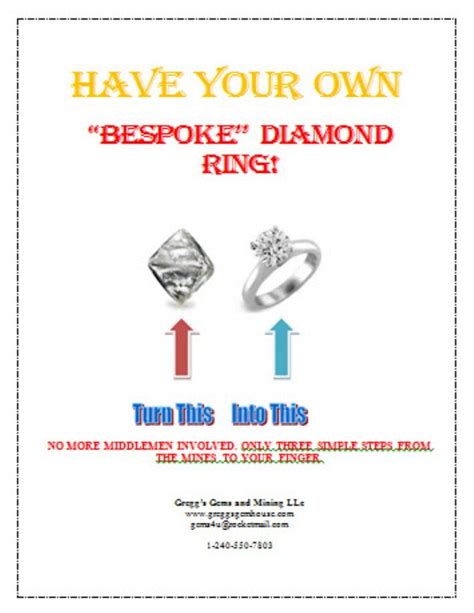 have your own bespoke diamond ring rough diamond buying book 6 PDF