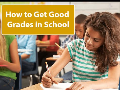 having good grades