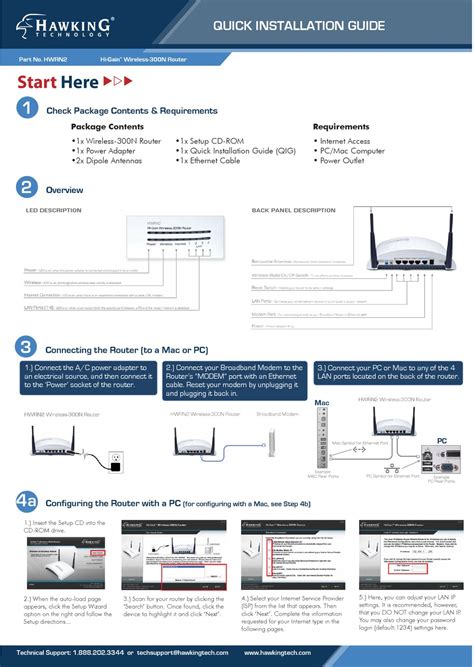 hawking wireless routers owners manual PDF