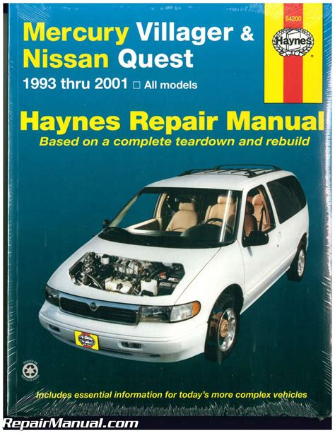 haynes 00 nissan quest repair manual Kindle Editon