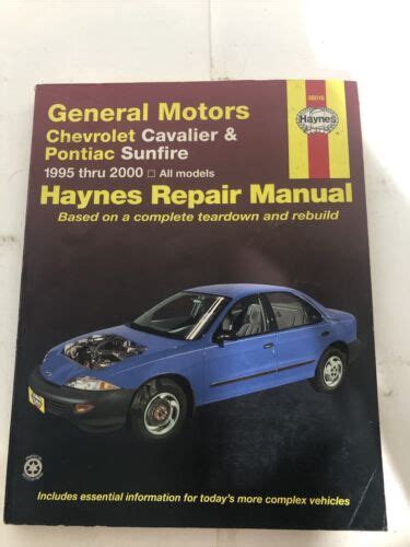 haynes 2000 cavalier repair manual pdf Doc