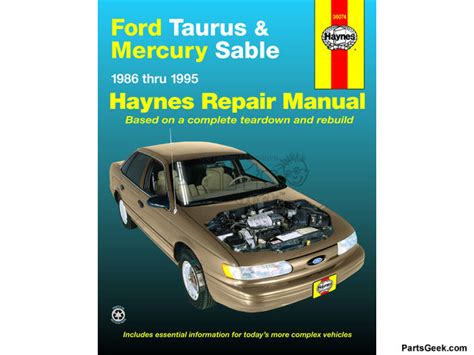 haynes 2000 ford taurus repair manual online Epub
