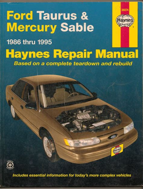 haynes ford taurus manual Ebook Kindle Editon