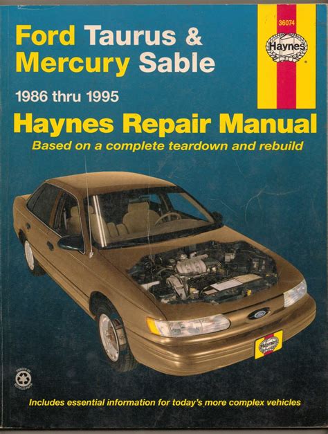 haynes ford taurus manual Ebook Kindle Editon