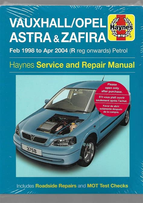 haynes manual vauxhall astra 98 04 Epub