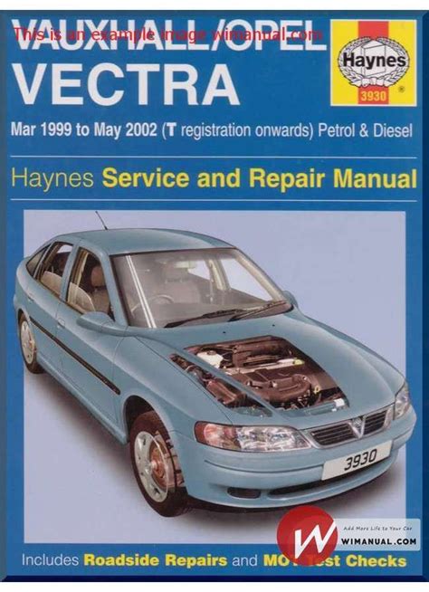 haynes manual vectra b pdf PDF