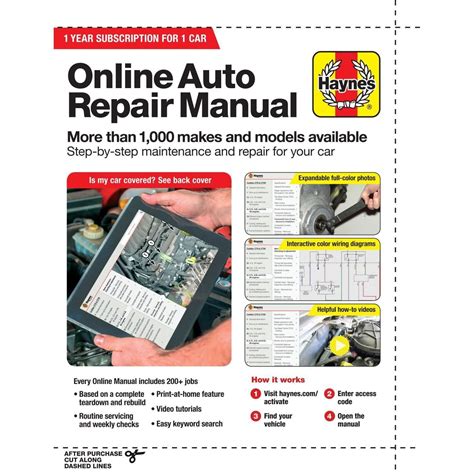 haynes online repair manual Kindle Editon