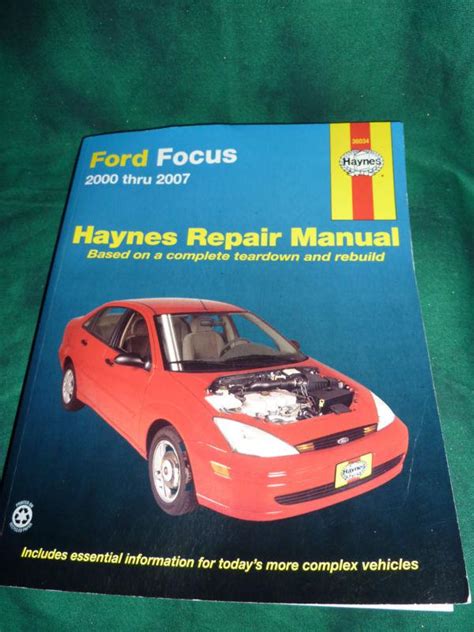 haynes repair manual 2000 ford focus Epub