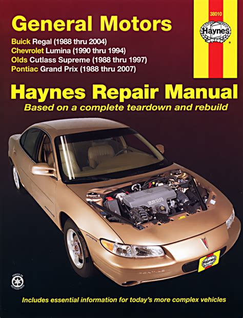 haynes repair manual 2003 buick regal free ebook Doc