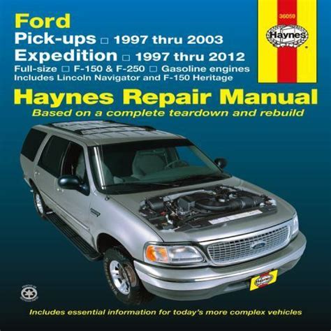 haynes repair manual 2003 navigator PDF