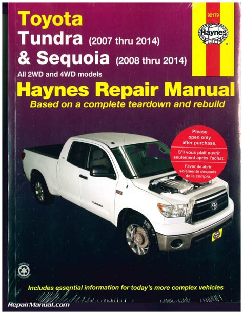 haynes repair manual 2010 toyota tundra Reader