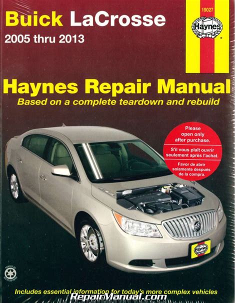 haynes repair manual 2014 buick regal Epub