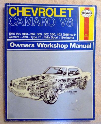 haynes repair manual chevrolet camaro 1978 Epub