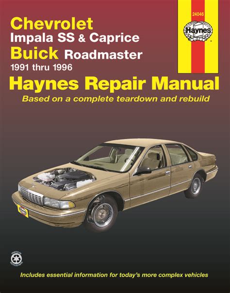 haynes repair manual chevrolet caprice free ebook Epub