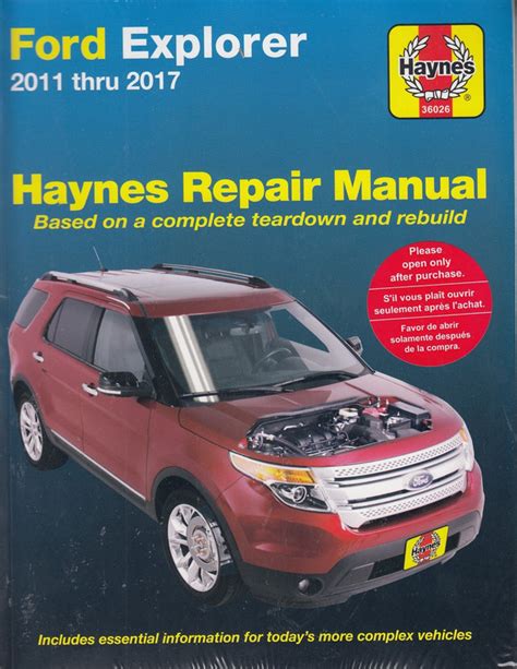 haynes repair manual ford explorer PDF