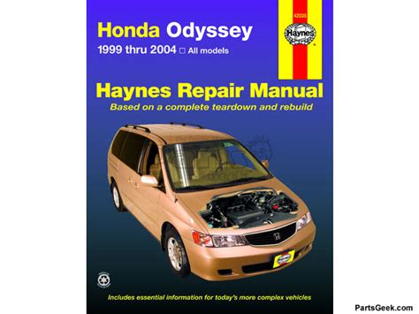 haynes repair manual honda odyssey 2006 PDF