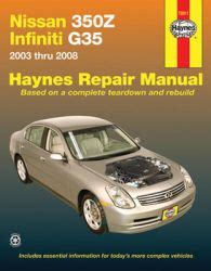 haynes repair manual infiniti Doc