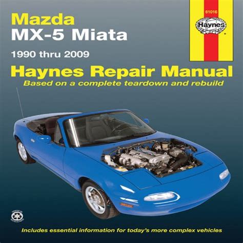 haynes repair manual mazda mpv 1990 miata Reader