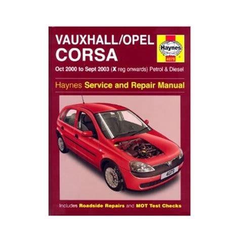 haynes repair manual opel corsa 2004 Epub