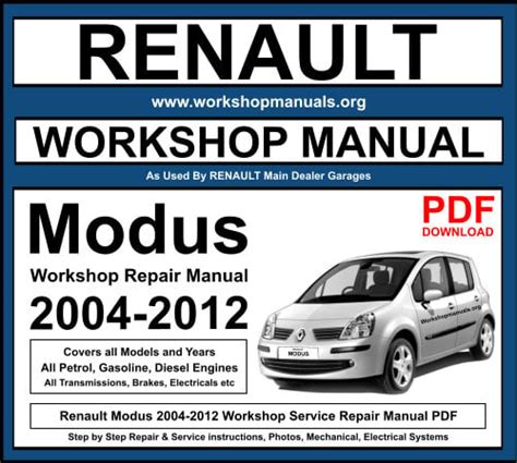 haynes repair manual renault modus Doc