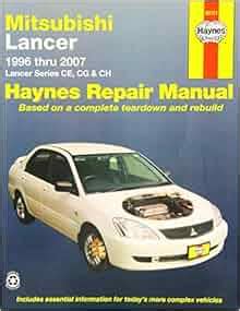 haynes repair manuals for 2006 mitsubishi lancer Doc